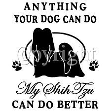 Dog Can Do Shih Tzu Adult Sweatshirt